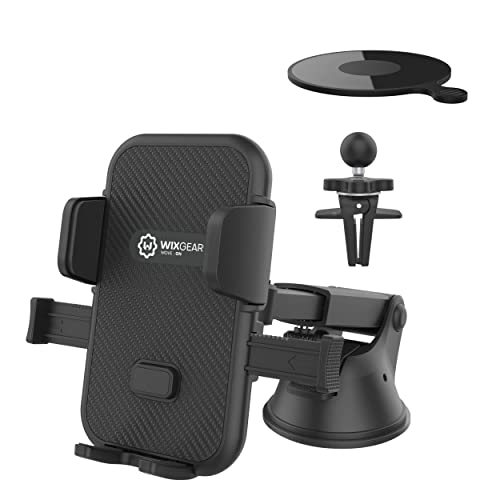 WixGear Universal Magnetic Car Mount Holder, Windshield Mount and Dash