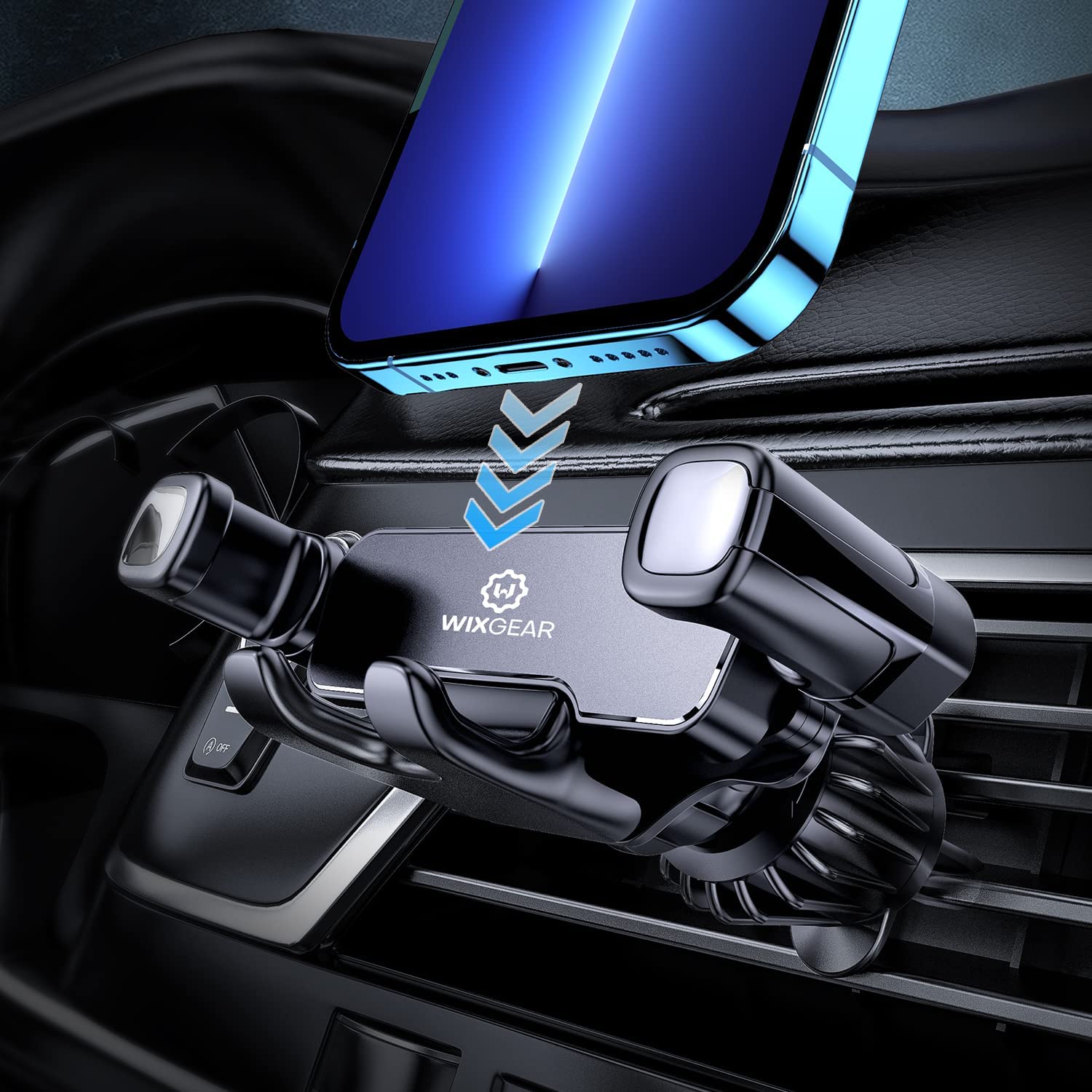 Olixar inVent Gravity Auto-Grip Universal Smartphone Car Phone Holder